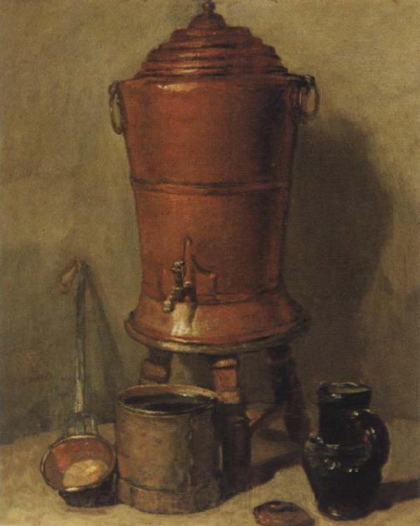 Jean Baptiste Simeon Chardin The white heir holder Norge oil painting art